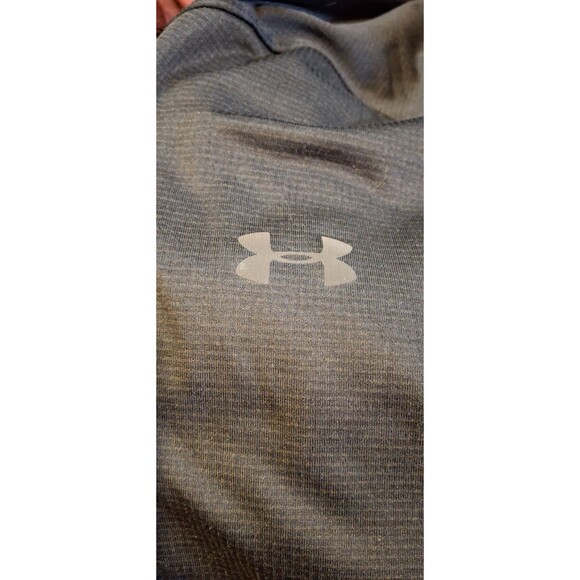 Under Armour Men's ColdGear Reactor Pullover Hoodie. Size XXL Fitted Maroon/Blk - Picture 10 of 15